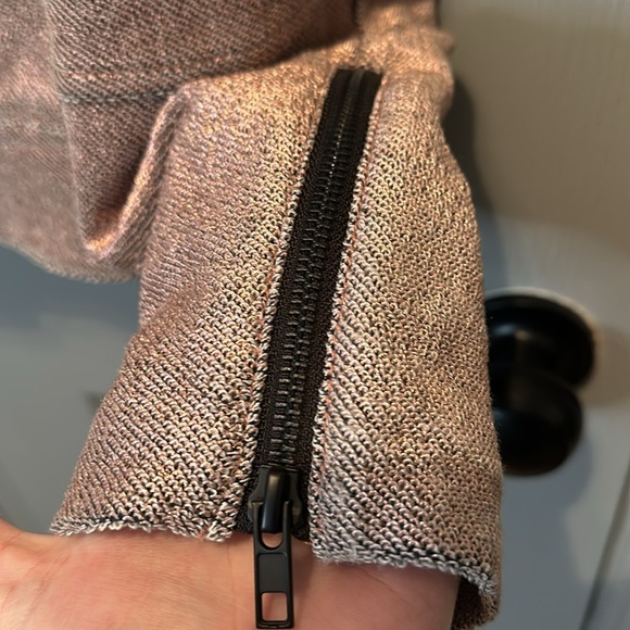 Cupcakes and cashmere metallic mauve Moto jacket - Picture 6 of 11